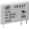 Przekaźnik zasilający HF41F Hongfa HF41F/005-ZST 5 V/DC 1 zestyk przełączny Max. 6 A
