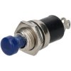 R-TECH 780523 Miniature Push to Make Switch Blue