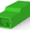 Insulating housing for 6.35 mm, 1 pole, PA, UL 94V-2, green, 154719-5
