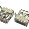 GNIAZDO USB typ A SMD BIAŁE (2szt)