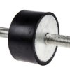 Mocowanie antywstrząsowe, M16, Ø 40mm, materiał: Guma naturalna 60Shore A, RS PRO
