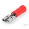 Złącze splatane Faston Gniazdo minimalny rozmiar 22 AWG TE Connectivity Izolowane Czerwony długość 20.32 mm Cyna 18 AWG
