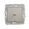 MINI Mechanizm łącznika zwierny dzwonek w stylu amerykańskim taupe 60MWPUS-4 KARLIK