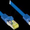 8070R-002B Patch cable - Cat.-7 raw cable, blue, 0.15m