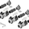 Housing, size B24, die-cast aluminum, M40, straight, IP68, 1348670000