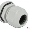 60221 Cable Gland, PG19, 10 pieces, grey