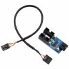 Adapter Hub Rozdzielacz Splitter USB 2.0 9 PIN na 2x 9 PIN rozgałęźnik