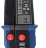 Tester napięcia LED/LCD dwubiegunowy, kolejność faz, ciągłość, rezystancja, dioda, Test RCD, latarka, CAT IV 600V