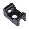 Uchwyt opaski kablowej do opasek 8mm długość 25mm szerokość 14,5 mm średnica otworu 6.5mm HellermannTyton Czarny