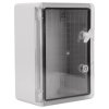 Obudowa plastikowa skrzynka hermetyczna, drzwi transparentne ABS 250x350x150mm IP65 NEKU