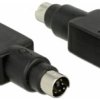 Delock napędzanie, USB adapter [1x złącze męskie PS/2 - 1x Gniazdo USB typu A.] 65898