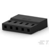 Adapter złącza 5-pinowe Żeńskie 1-rzędowe raster: 2 mm TE Connectivity Płyta AMPMODU Prosty
