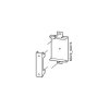 Siemens BVP034262 Holding bracket universal mounting 1pc