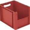 BITO Lagertechnik 1657889 Skrzynka magazynowa nadaje się na żywność (D x S x W) 400 x 300 x 270 mm czerwony 1 szt.