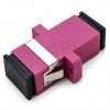 Adapter światłowodowy MM SC/UPC-SC/UPC simplex OM4 magenta NEKU