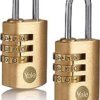 Kłódka szyfrowa średnica szekli: 3mm Yale Kłódka szyfrowa W budynkach mosiężno-stalowa