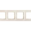 Simon 54 Premium Ramka poczwórna kremowa DR4/41