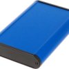 Aluminum enclosure, (L x W x H) 100 x 72 x 19 mm, blue, IP54, 1455B1002BU