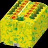 1091671 Distribution block PTFIX, 12 x 2.5, green-yellow