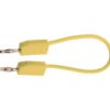 Przewód pomiarowy 28.0115-04524, 10A, 30 → 60V, kolor: Żółty, dł. 45cm, Staubli