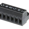 5.08MM EURO PLUG RA BLK 6CKT