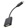 Value 12.99.3133 DisplayPort DVI Adapter cable Black 0.15 m