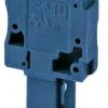 Plug, spring balancer connection, 0.08-6.0 mm², 1 pole, 32 A, 8 kV, blue, 3061033