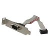 StarTech PLATE9MLP 230mm 10-pin Header to 9-pin Serial Low Profile Backplate