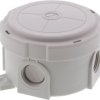 Cable junction box, no. of entries: 2, 2.5 mm², light gray, IP66/IP67, 10110629