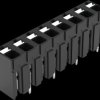2086-3128 THR PCB terminal block, push-button, 1.5 mm², 8-pin