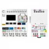 M5Stack StamPLC Kontroler + INA226AIDGSR Moduł IO z M5StampS3 ESP32-S3FN8 8 Optoizolowanych Wejść Cyfrowych 4 Wyjścia Relé 1,14-