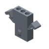 Obudowa złącza zagniatanego 3-pinowe -rzędowe raster: 1.57mm Molex Żeński Montaż na panelu Standard .062