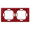 SIMON BASIC NEOS Ramka 2 podwójna uniwersalna rubinowa metalizowana BMRC2/033 KONTAKT SIMON