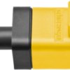 Quick pressure clamp, 4 mm, yellow/green, 300 V, 16 A, 4 mm plug, nickel-plated, SDK 799 / GNGE