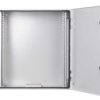 Szafa wisząca 19 cali 15U 600x400mm IP54 ściany boczne pełne, drzwi pełne, zewnętrzna RAL 7035 SWK19-15U-40-DP-Z 19-6009SWK19-1