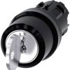 Siemens 3SU10004CL010AA0 3SU1000-4CL01-0AA0 Przełącznik kluczykowy 2 x 45 ° IP66, IP67, IP69/IP69K 1 szt.