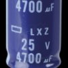 ELXZ250ELL472MM35S Elko radial, 4700 µF, 25 V, 105°C, Low ESR, 18 x 35 mm, RM 7.5