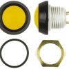 Przycisk miniaturowy Zatrzaskowy SPST średnica wycięcia 13.6mm, montaż panelowy ITW Switches