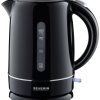 Severin 4322 Czajnik bezprzewodowy, ochrona przed przegrzaniem czarny Pojemność: 1.7 l