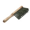 Faithfull FAIBRHANDSTI Stiff Green PVC Hand Brush 275mm (11in)