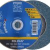 PFERD TOOLS 67664185 PFF 180 Z 40 PSF STEELOX Tarcza lamelkowa Średnica 180 mm Średnica otworu 22.23 mm stal nierdzewna,