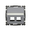 Pierścień nośny z pokrywą Rutenbeck ZONI szary 5014T-A00418 241 2CHT290418A4241
