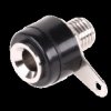 Gniazdo bananowe 4mm, 19A 60V; czarne