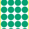 3006 Marking points, 18 mm, green