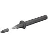 Stäubli 669112-21 PP-115/4 safety test probe CAT II black Ø 4mm resilient