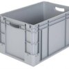 Alpha Paletten & Boxen 1658145 Pojemnik do sztaplowania nadaje się na żywność (D x S x W) 600 x 400 x 320 mm szary 1 szt