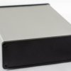 Aluminum RF enclosure, (L x W x H) 220 x 165 x 55 mm, natural, IP54, 1457T2201E