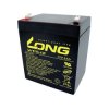 Long WP5-12/F2 Universal VRLA Battery 12V 5Ah AGM 90x107x70mm Low Discharge