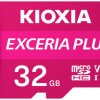Kioxia EXCERIA PLUS microSDHC 32 GB A1 Application Performance Class, UHS-I, v30 Video Speed Class standard wydajności A