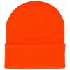 Czapka zimowa akrylowa dziana Orange neon roz uniwersalny pomarańczowa